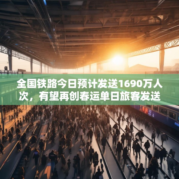 全国铁路今日预计发送1690万人次，有望再创春运单日旅客发送量新高