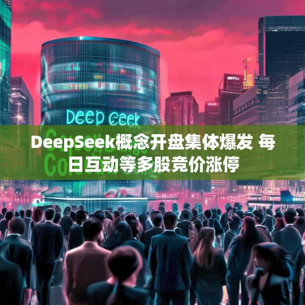 DeepSeek概念开盘集体爆发 每日互动等多股竞价涨停