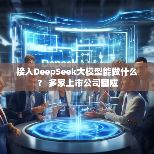 接入DeepSeek大模型能做什么？ 多家上市公司回应