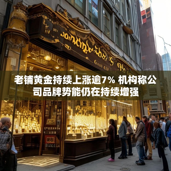 老铺黄金持续上涨逾7% 机构称公司品牌势能仍在持续增强