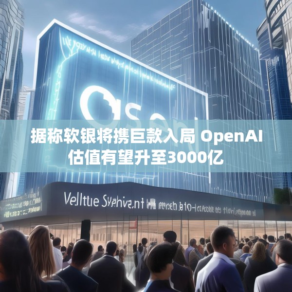 据称软银将携巨款入局 OpenAI估值有望升至3000亿