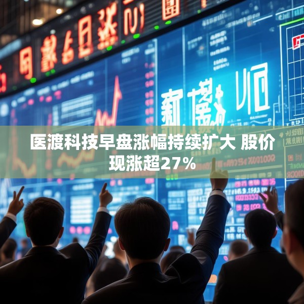 医渡科技早盘涨幅持续扩大 股价现涨超27%