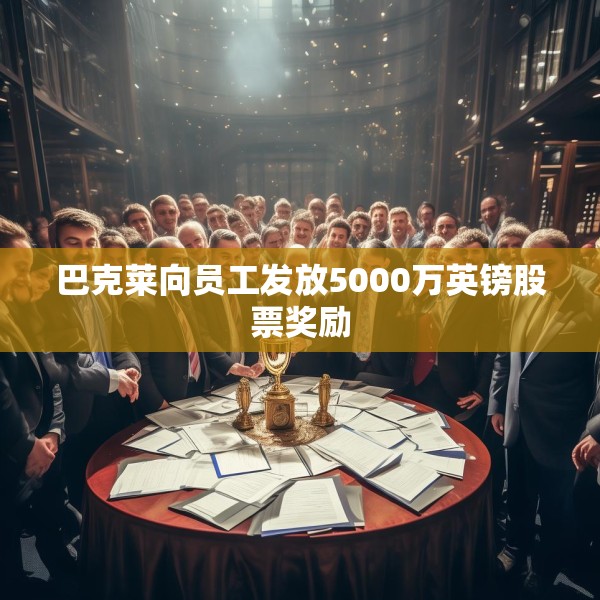 巴克莱向员工发放5000万英镑股票奖励