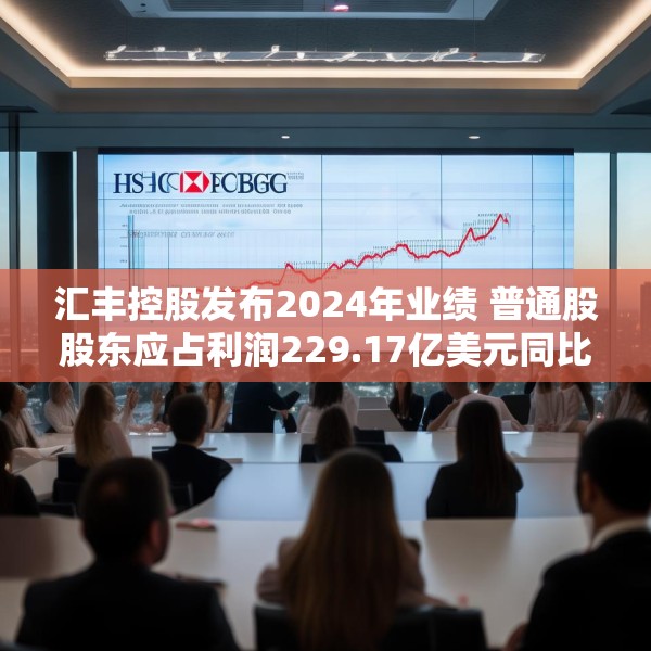 汇丰控股发布2024年业绩 普通股股东应占利润229.17亿美元同比增加2.16%