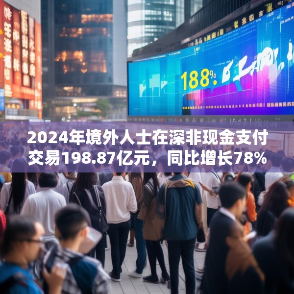 2024年境外人士在深非现金支付交易198.87亿元，同比增长78%