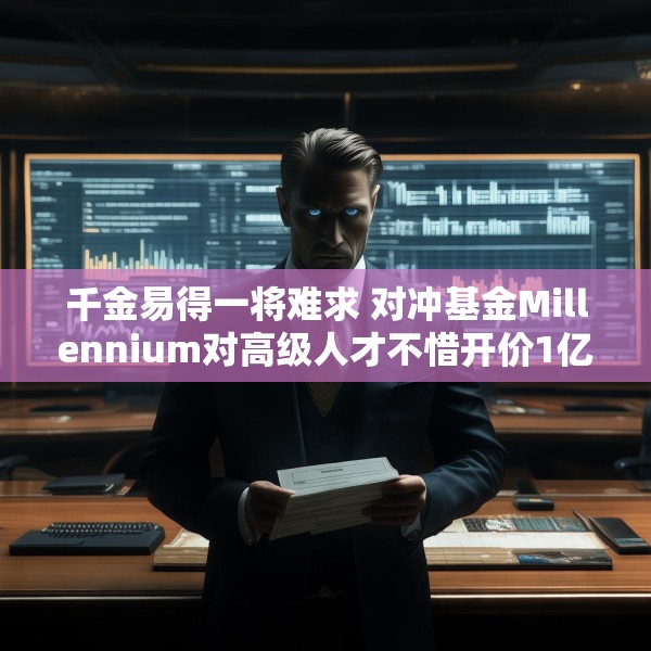 千金易得一将难求 对冲基金Millennium对高级人才不惜开价1亿美元