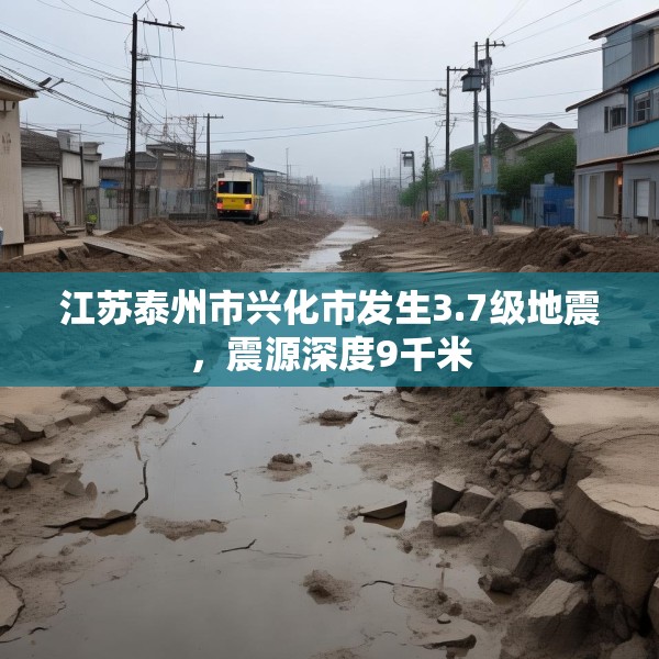 江苏泰州市兴化市发生3.7级地震，震源深度9千米