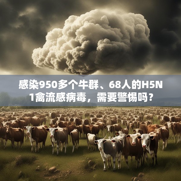 感染950多个牛群、68人的H5N1禽流感病毒，需要警惕吗？