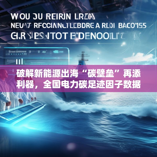 破解新能源出海“碳壁垒”再添利器，全国电力碳足迹因子数据出炉