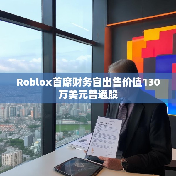 Roblox首席财务官出售价值130万美元普通股