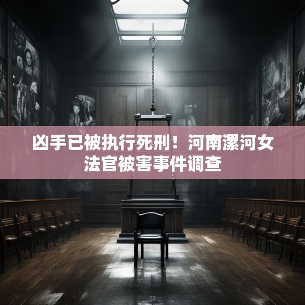 凶手已被执行死刑！河南漯河女法官被害事件调查