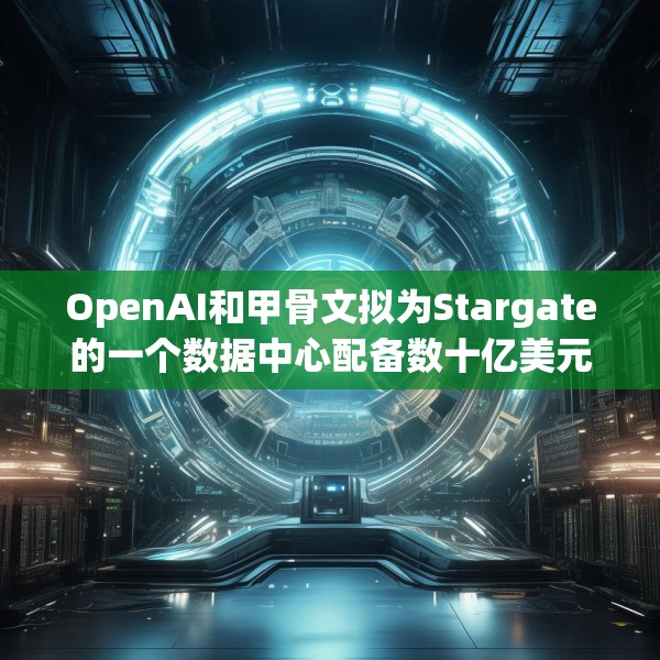 OpenAI和甲骨文拟为Stargate的一个数据中心配备数十亿美元英伟达芯片