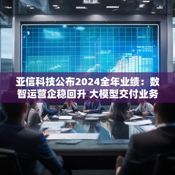 亚信科技公布2024全年业绩：数智运营企稳回升 大模型交付业务起势